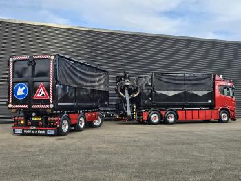 Scania R530 6x2 PALFINGER HAAK + EPSILON KRAAN + FLOOR AANHANGER